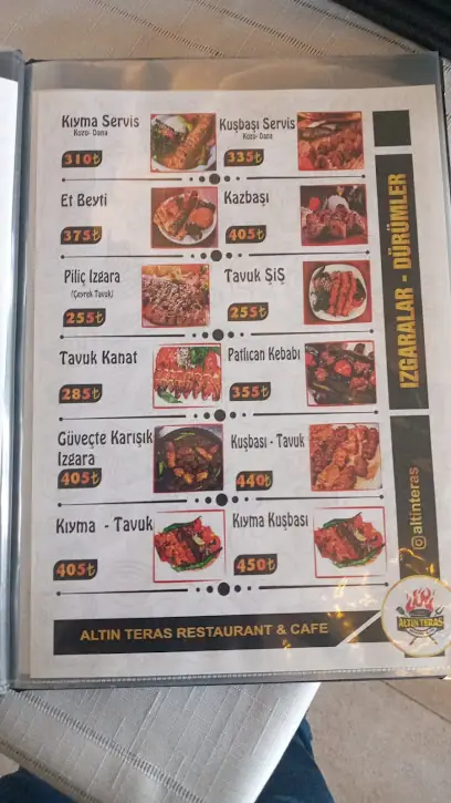 Altın teras restoran cafe